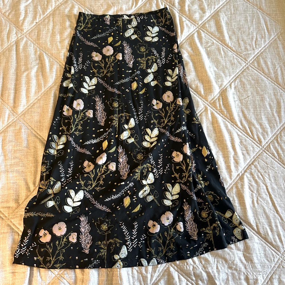 Thief & Bandit hand silk screened skirt